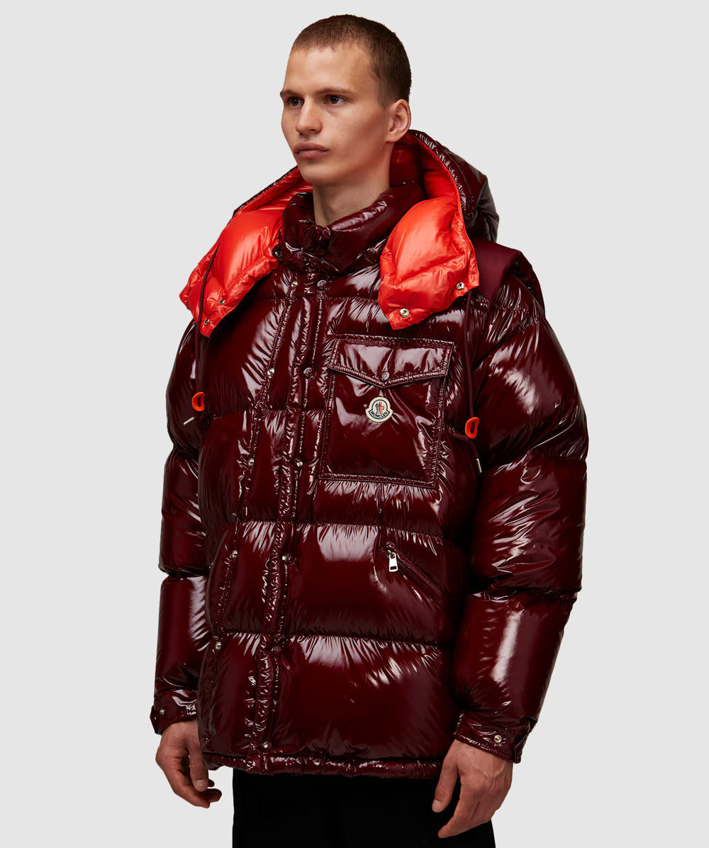 Moncler Raudonas