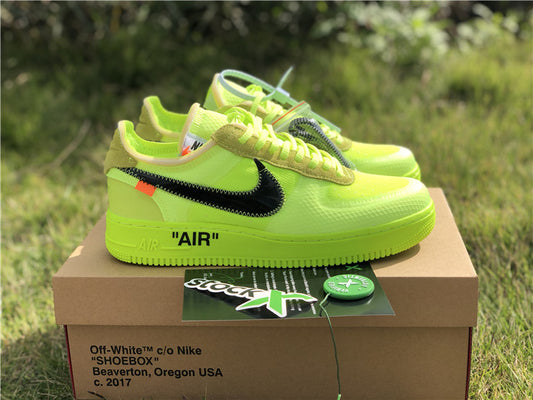 OFF-WHITE x Nike Air Force 1 “Volt”